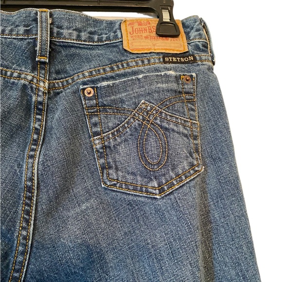 John B Stetson Classic Bootcut No. 816 Blue Jeans - Picture 8 of 12